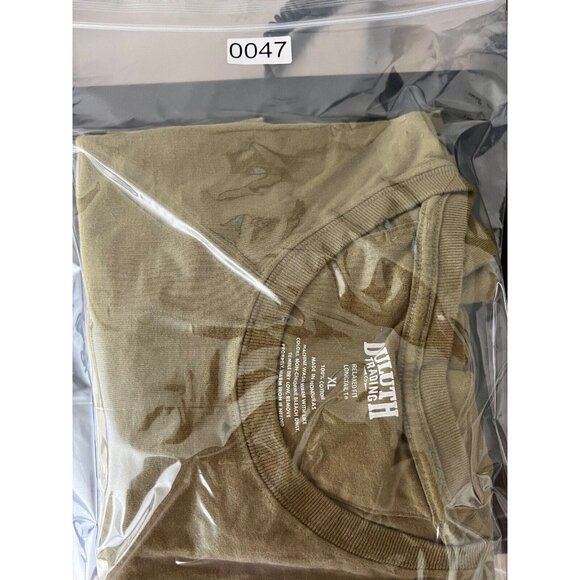 Duluth Trading Shirt Mens XL Olive Green Longtail T Relaxed Fit Cotton - Picture 11 of 12